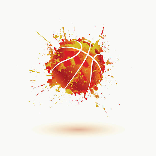 バスケットボールのストックイラスト素材 バスケ かっこいい イラスト 画像